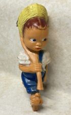 Vintage Celluloid Tom Sawyer Huck Finn ? Jaunty Character Figurine picture
