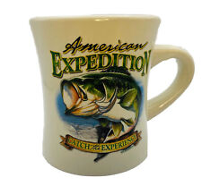 American Expedition Restaurant Style Coffee Mug Explore & Discover Bass Fishing picture