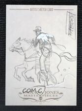 2008 Topps Indiana Jones Masterpieces Sketch Cards 1/1 Davide Fabbri Sketch qf8 picture