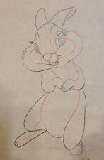 Bambi Disney Miss Bunny Production Drawing 1942 Orginal Screen Used RARE picture