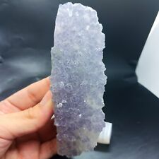Purple sugar fluorite with quartz high quality purple fluorite crystal specimen  picture