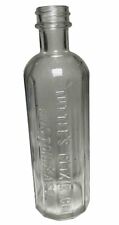 Antique Tuttle’s Elixar Co Boston Mass 12 Sided Medicine Clear Bottle  6