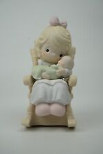 1995 Precious Moments Love Never Leaves A Mothers Arms Figurine 523941 picture