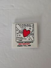 Vintage March 9-12, 1989 Fordham University 5th Annual Conference Pin New York picture