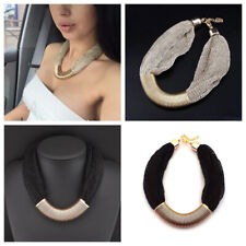 Wholesale Women's Fashion Jewelry Gold Chunky Collar Statement Necklace picture