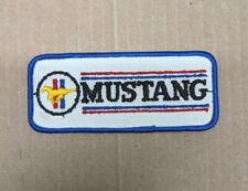 Vintage Ford Mustang Red/White/Blue Shirt Jacket Patch Rectangle picture