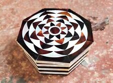 Marble Jewelry Box Marquetry Art Dining Table Decor Box from Indian Handicrafts picture