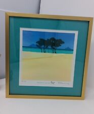 Rosalie Prussing Print Ironwoods Kalua Hawaii Signed Proffesionally framed picture