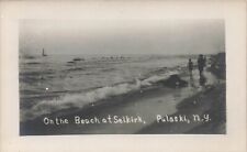 LP22 Pulaski New York Selkirk Beach State Park Vintage RPPC Postcard picture