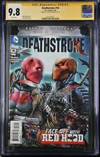 Deathstroke #16 CGC 9.8 SS Tyler Kirkham Signed Red Hood 2016 RARE picture