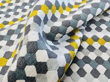 Romo Small Scale Hexagon Chenille Uphol Fabric- Oreta / Fenugreek 1.7 yd 7879/05 picture
