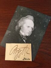GEORGE DOUGLAS (8TH DUKE OF ARGYLL) CAMPBELL SIGNED SLIP POLITICIAN & WRITER picture