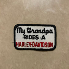 NEW Vintage My Grandpa Rides A Harley Davidson Rectangle 3
