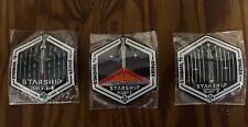 Authentic SpaceX All Three Starship Mission Patches picture