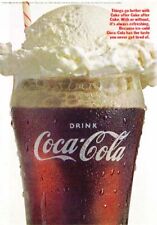 Vanilla ice cream Coca-Cola float ad 1966 picture