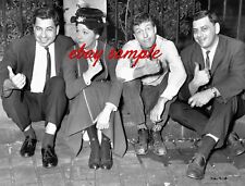 JULIE ANDREWS DICK VAN DYKE PHOTO -OnTheSet of MARY POPPINS wth the SHERMAN BROS picture