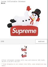 Supreme FW22’ Large Inflatable Snowman White ✅ In Hand Ready to Ship ✅ picture