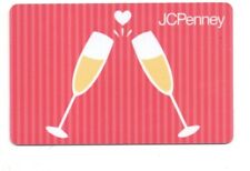 JC Penney Champagne Toast Heart Gift Card No $ Value Collectible JCPenney picture