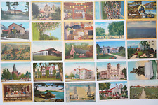 CALIFORNIA Postcard LOT 25 Vintage View Cards of CA Cities Linen and Older picture