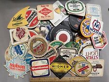 VINTAGE BEER AD COASTERS Make your own LOT IMPORT DOMESTIC  $4 flat Shipping picture