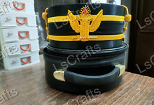 Masonic Regalia 32 Degree wings UP Crown Cap with Crown Case one set picture