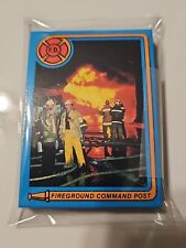 1982 Topps Fire Department Complete Set 1-22 Blue picture
