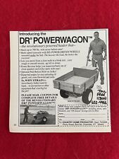 Vintage 1994 DR Power Wagon  Print Ad Outdoors Yard Work Tool Advertisement picture