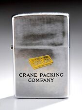 1974 Vintage Advertising Zippo Lighter - Crane Packing Company - John Crane - UK picture