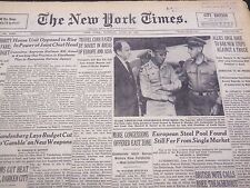 1953 JUNE 23 NEW YORK TIMES - CLARK ARRIVES FOR CONFERENCE WITH RHEE - NT 4450 picture