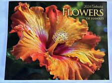 WM Hawaii 12 Month Calendar 2024 Flowers of HI Brand New picture