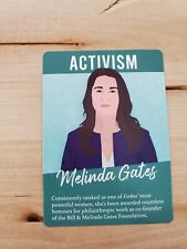 MELINDA GATES- ACTIVISM - Girl Power Game card picture