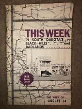Vtg Weekly This Week In South Dakotas Black Hills & Badlands Aug. 1966 Pamphlet picture