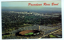 Pasadena California CA Rose Bowl Aerial View Postcard picture