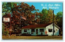 c1960's US Post Office Hell Michigan MI Unposted Vintage Postcard picture