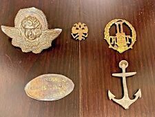 Antique Brass Overlays Tsarist Russian period Antique anchor Metal covers picture