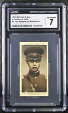 1935 The Emperor Of Manchuria Mitchell &Son A Gallery Of 1934 # 4  CGC 7 picture