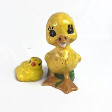 Vintage Ceramic Easter Ducks Lot of 2 Home Decor Accent Holiday picture