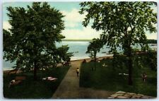 View Of Cayuga Lake And Bathing Beach From Pavilion, Cayuga Lake State Park,  NY picture