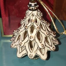 Lenox Ornament Florentine and Pearl Christmas Tree Fun picture