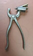 Antique Heaton Peninsular Button Fastener Co Leather Cobblers Tools Pliers picture