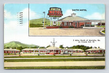 c1953 Smith Motel US 41 Near Atlanta Marietta Georgia GA Postcard picture