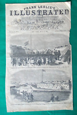 May 1862 Harpers Weekly Civil War Cover Pg ~ Ft Macon NC ~ Confederate Surrender picture