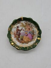 Limoges Gold Detail Multicolor Mountable Miniature Decorative Display Plate picture