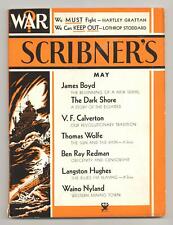 Scribner's Magazine May 1934 Vol. 95 #5 GD/VG 3.0 Low Grade picture