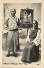 PC TIBETIAN MERCHANT WITH WIFE INDIA (a20743) picture