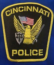 New Cincinnati OH Ohio CPD Police Department Shoulder Patch 4” X 3.5” picture