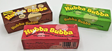 Vintage Hubba Bubba Bubble Gum 5 Piece Packs *LOT of 3* Sealed Fair Cola Mint picture