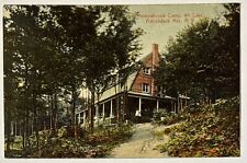 Minnowbrook Camp 4th Lake Adirondack Mountains NY New York Posted 1908 Postcard picture