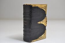 Antique BIBLE 1800's , THE BOOK OF COMMON PRAYER, M.DCCC.I.VI.,Goldtone, Leather picture