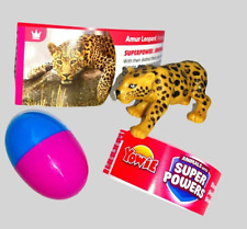 Yowie Amur Leopard Super Powers Series Animal Figure Set Surprise Inside Pet Toy picture
